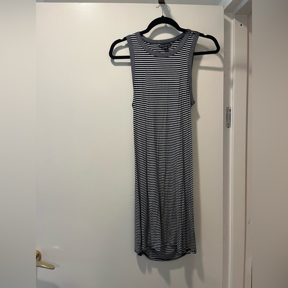 American Eagle Navy and White Striped Dress - Picture 1 of 1